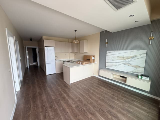 İzmir tadilat projesi sonrası modern oturma alanı